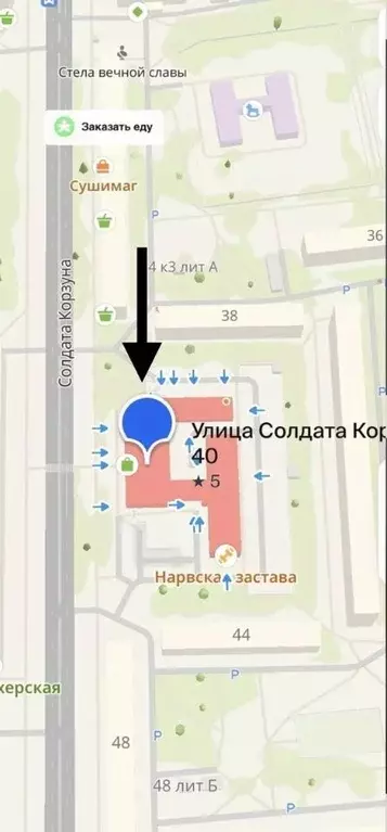 Помещение свободного назначения в Санкт-Петербург ул. Солдата Корзуна, ... - Фото 1