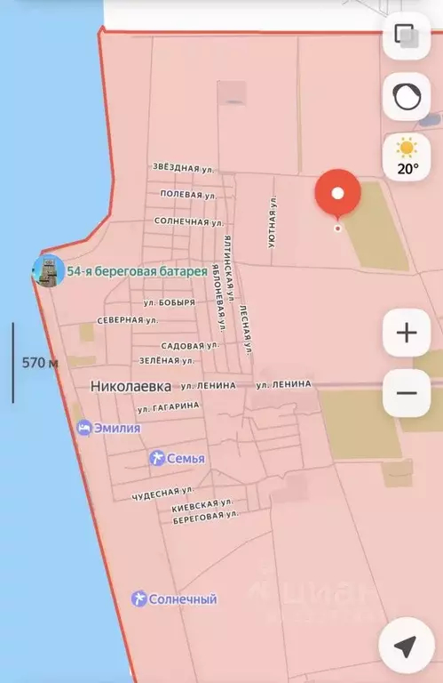 Участок в Крым, Симферопольский район, Николаевка пгт  (6.63 сот.) - Фото 2