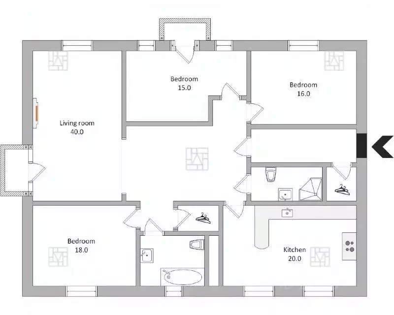 4-к кв. Москва Мясницкая ул., 21С8 (151.0 м) - Фото 2