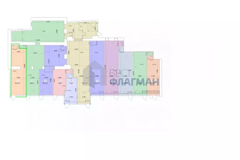 Помещение свободного назначения в Москва ул. Красная Пресня, 12 (42 м) - Фото 2