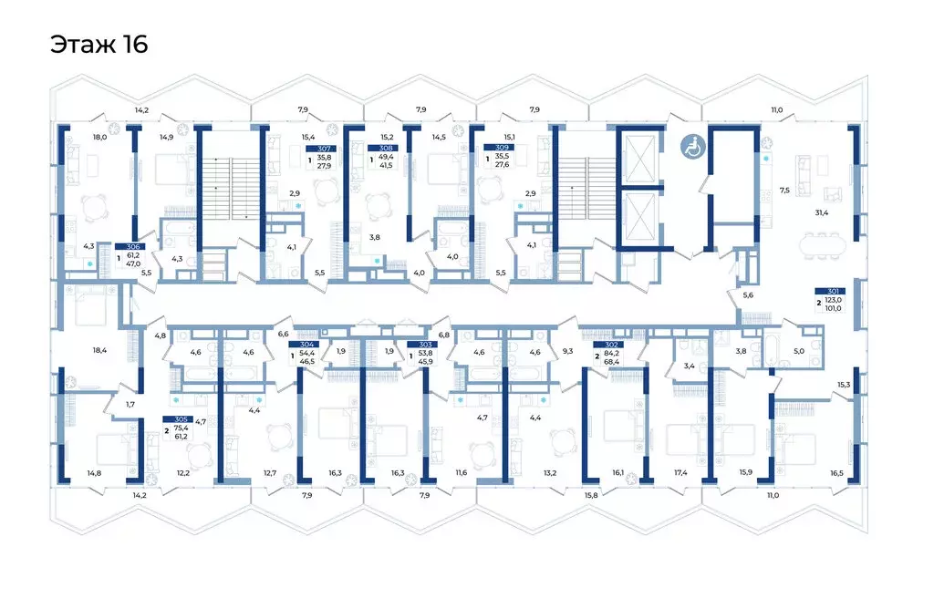 1-комнатная квартира: Алушта, Октябрьская улица, 10 (35.8 м) - Фото 2