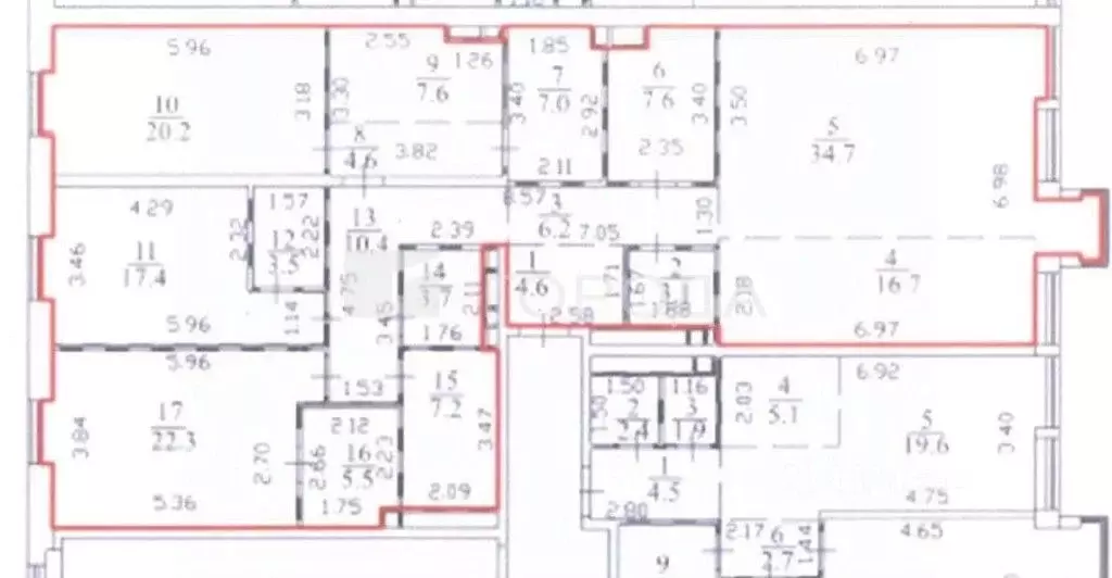 4-к кв. Москва ул. Костикова, 4к1 (182.3 м) - Фото 1