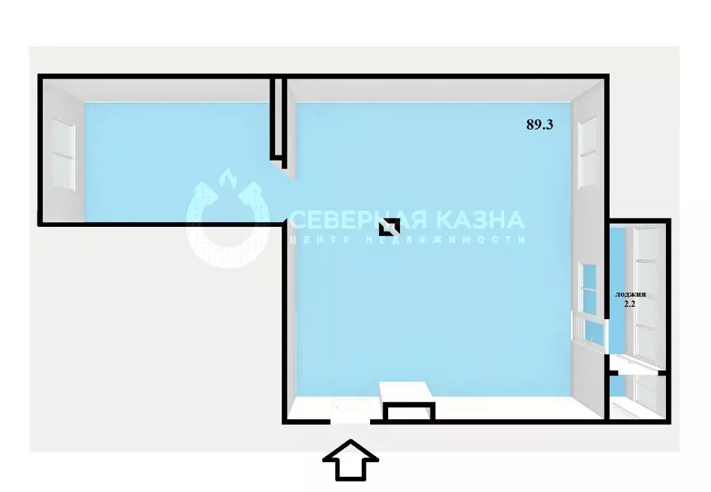 2-комнатная квартира: Екатеринбург, улица Степана Разина, 23 (91 м) - Фото 1