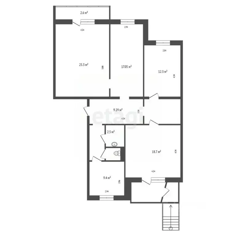 Торговая площадь в Красноярский край, Красноярск ул. Петра Подзолкова, ... - Фото 2