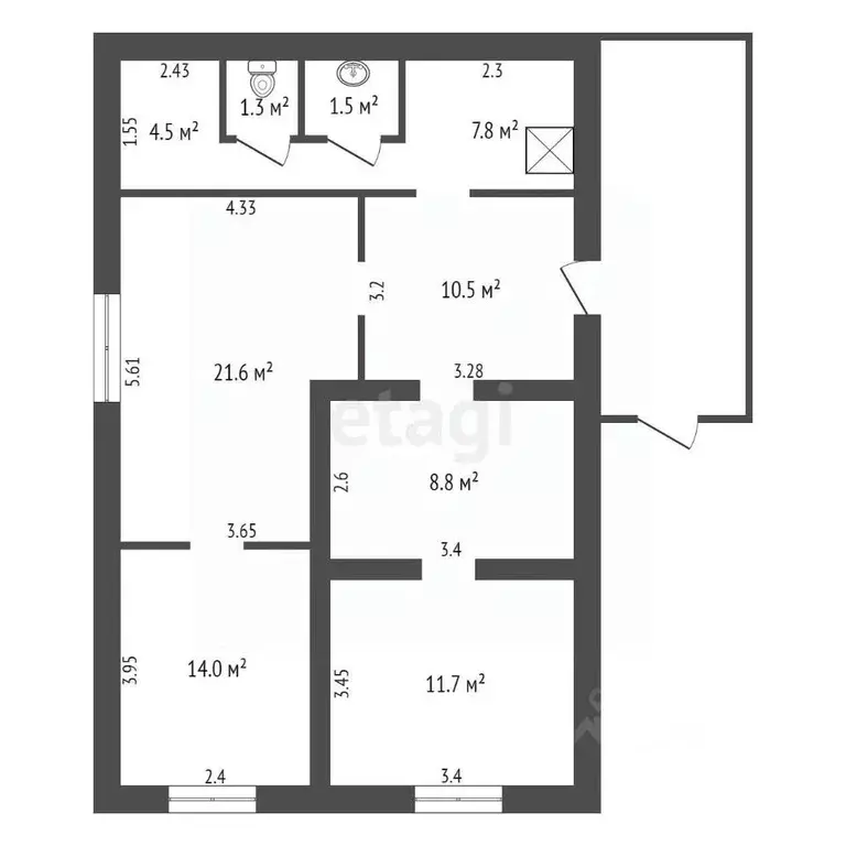 Дом в Тюменская область, Исетский муниципальный округ, с. Солобоево ... - Фото 2