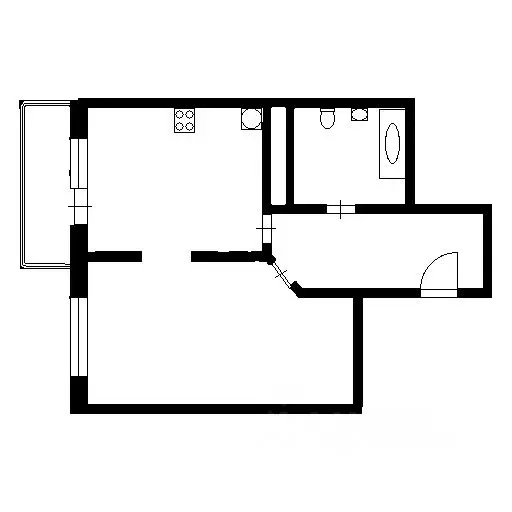 1-к кв. Санкт-Петербург ул. Среднерогатская, 10к1 (42.0 м) - Фото 2