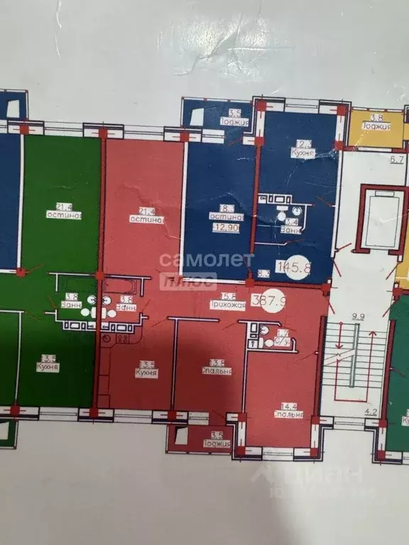 3-к кв. Дагестан, Дербент Приморская ул., 48 (87.9 м) - Фото 2