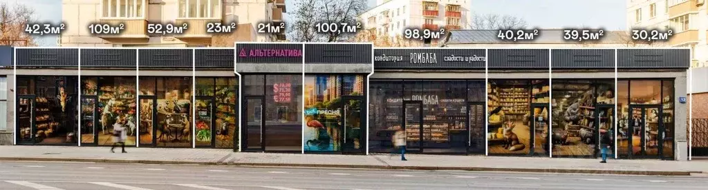 Помещение свободного назначения в Москва ул. Красная Пресня, 12 (42 м) - Фото 1