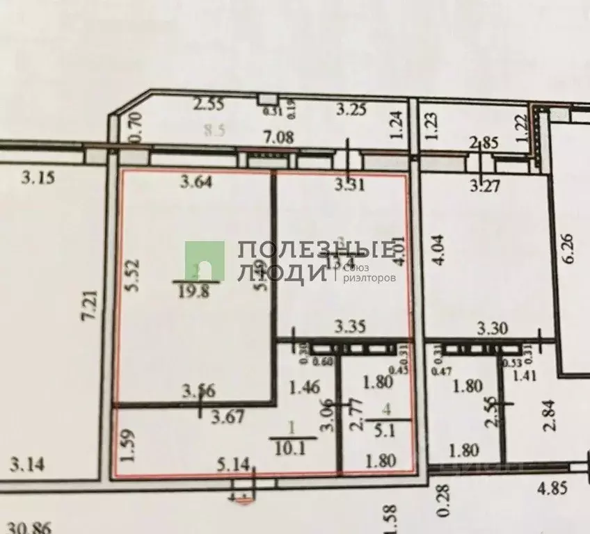 1-к кв. Орловская область, Орел Комсомольская ул., 89 (57.0 м) - Фото 2