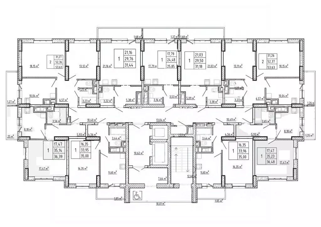 1-к кв. Саратовская область, Саратов проезд 2-й Совхозный, 36к1 (30.6 ... - Фото 2