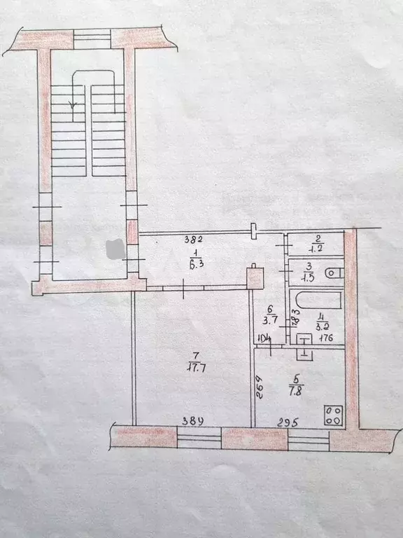 1-к. квартира, 41,4 м, 2/4 эт. - Фото 0