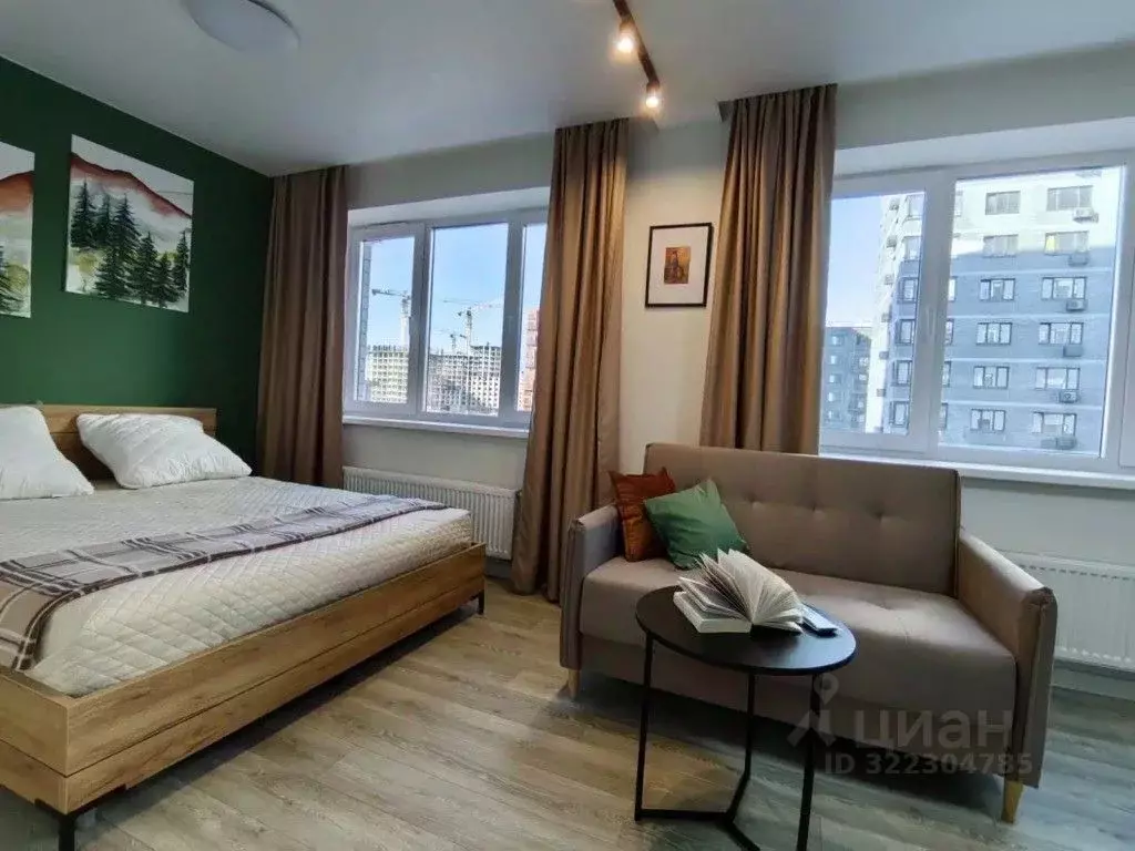 1-к кв. Тюменская область, Тюмень ул. Новоселов, 92 (30.0 м) - Фото 2