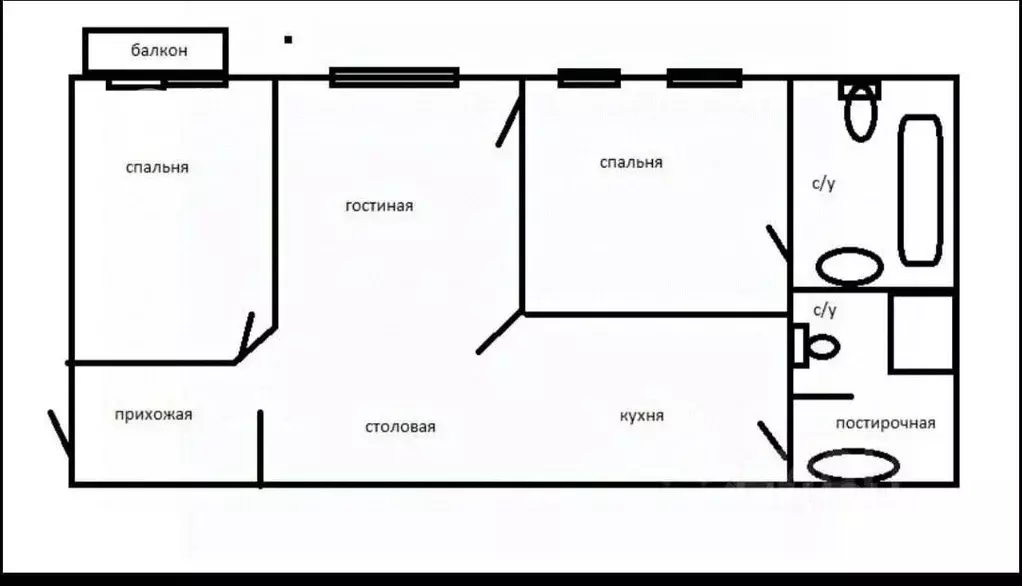 3-к кв. Москва Новопесчаная ул., 21К1 (78.0 м) - Фото 1