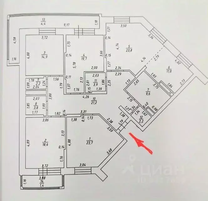 5-к кв. Татарстан, Казань ул. Четаева, 14Ак2 (161.2 м) - Фото 1
