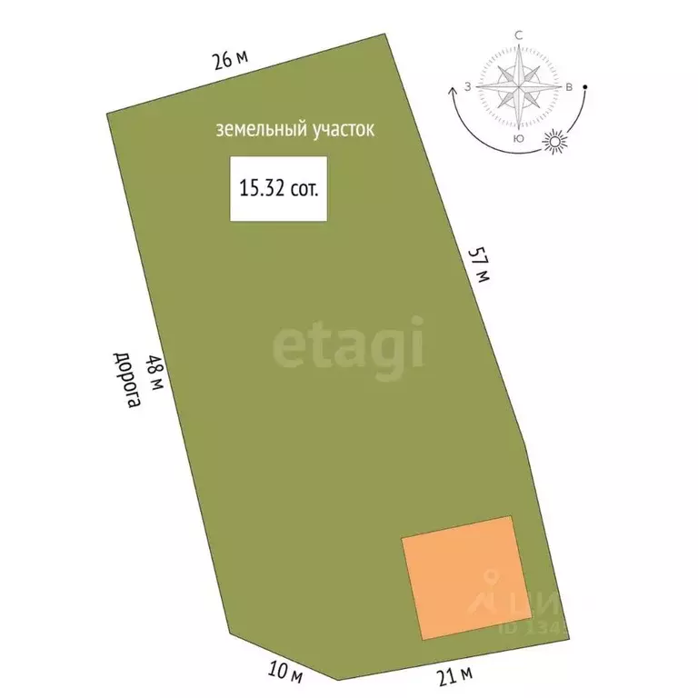 Дом в Марий Эл, Морки городское поселение, Морки пгт ул. Заозерная, 38 ... - Фото 1