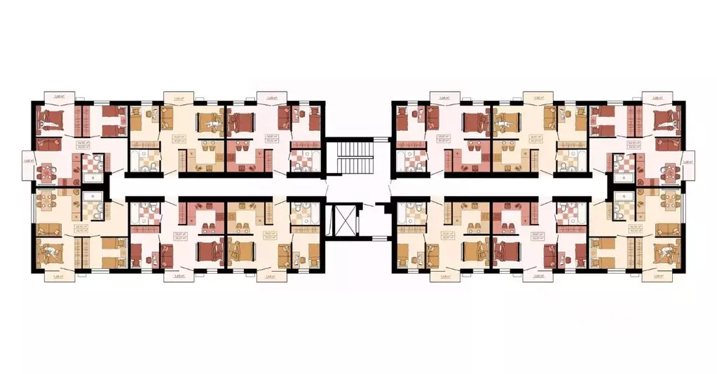 2-к кв. Приморский край, Владивосток Главная ул. (39.87 м) - Фото 2