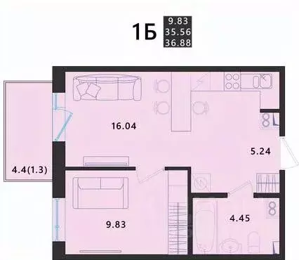 1-к кв. Псковская область, Псковский район, Завеличенская волость, д. ... - Фото 1