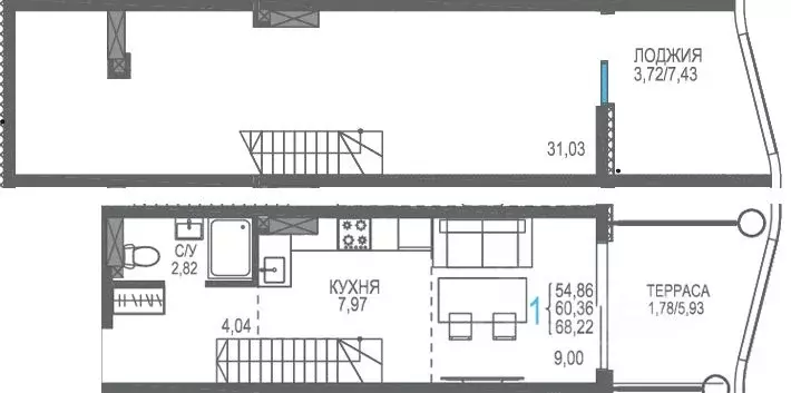 Студия Крым, Сакский район, Лесновское с/пос, с. Прибрежное Розовое ... - Фото 1