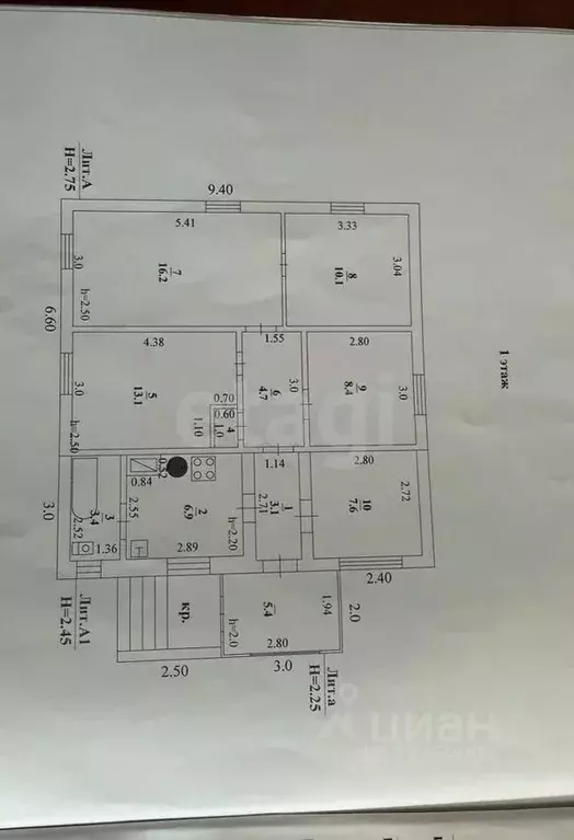 Дом в Липецкая область, Задонск ул. Мира, 15 (85 м) - Фото 2