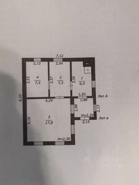 Дом в Белгородская область, Белгородский район, с. Стрелецкое  (39 м) - Фото 1