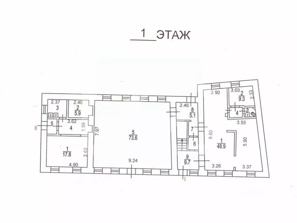 Помещение свободного назначения в Москва Люсиновская ул., 7/8С1 (380 ... - Фото 2