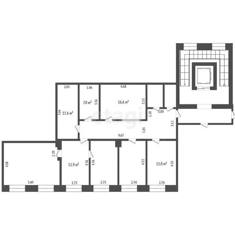 Офис (126.9 м) - Фото 0