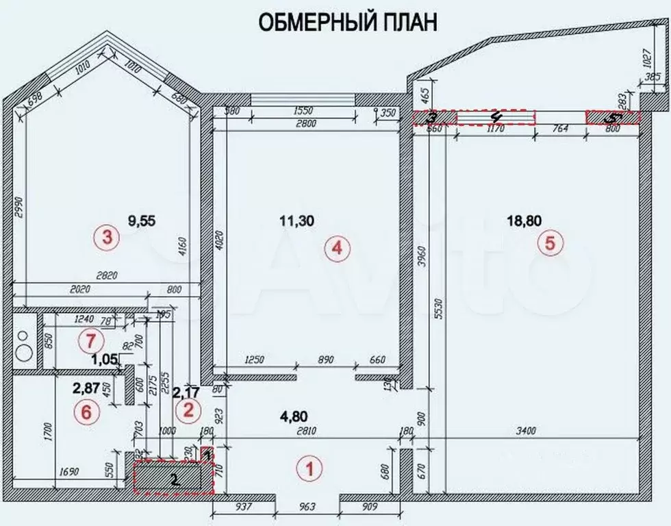 2-к. квартира, 52 м, 6/12 эт. - Фото 0