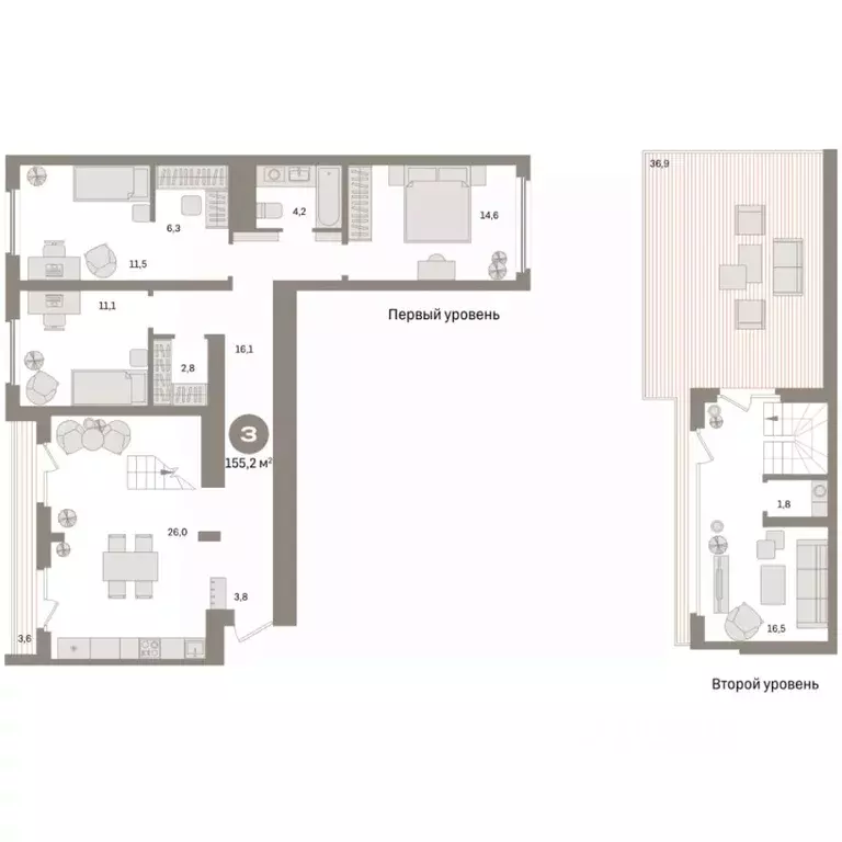 3-к кв. Свердловская область, Екатеринбург Юго-Западный жилрайон, ... - Фото 1