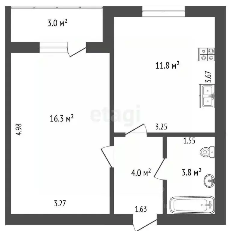 1-к кв. Ярославская область, Ярославль ул. Дядьковская, 6 (35.8 м) - Фото 1