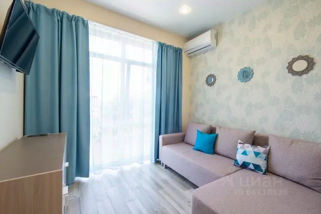1-к кв. Краснодарский край, Сириус пгт ул. Цветочная, 30 (45.0 м) - Фото 0