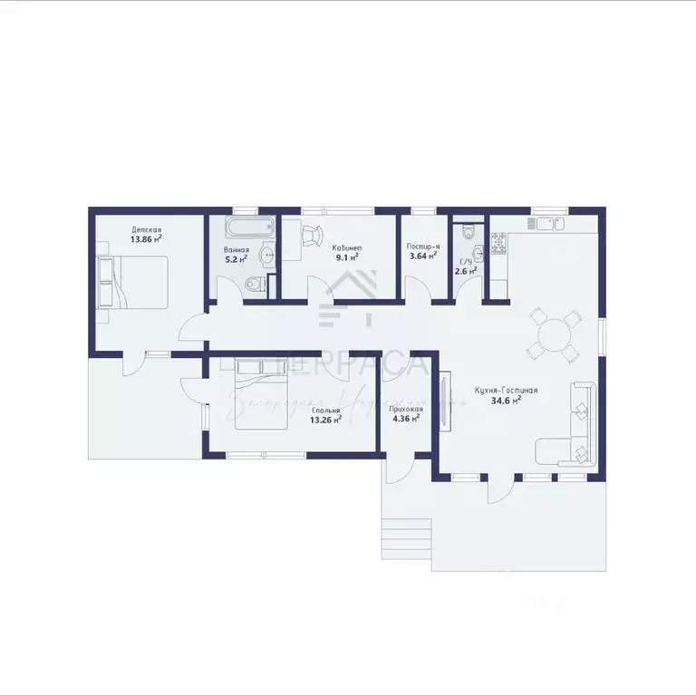 Дом в Ленинградская область, Приозерский район, Красноозерное с/пос, ... - Фото 2