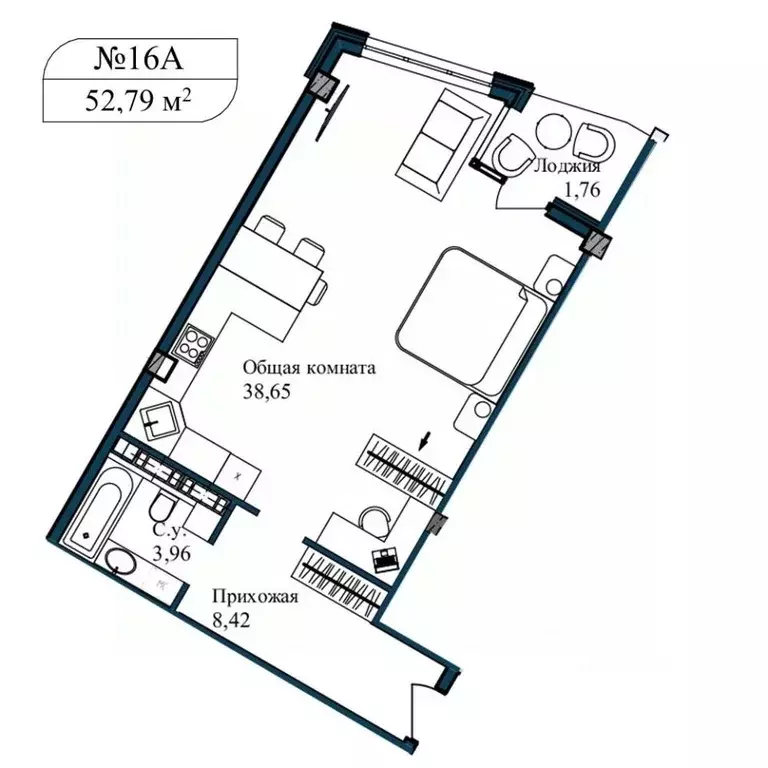 1-к кв. Севастополь ул. Летчиков, 10 (54.2 м) - Фото 0