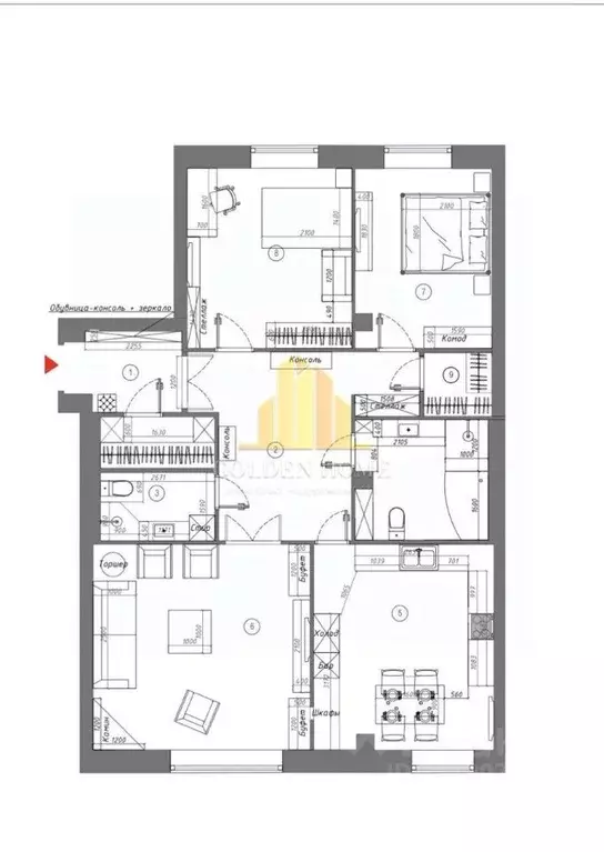 1-к кв. Санкт-Петербург просп. Тореза, 118 (45.4 м) - Фото 2
