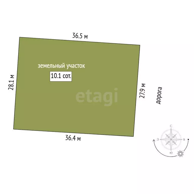 Участок в Тюменская область, Нижнетавдинский муниципальный округ, СНТ ... - Фото 1