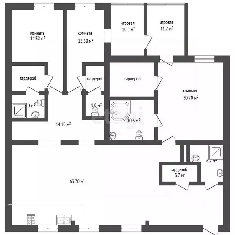 5-к кв. Тюменская область, Тюменский муниципальный округ, д. Дударева ... - Фото 2