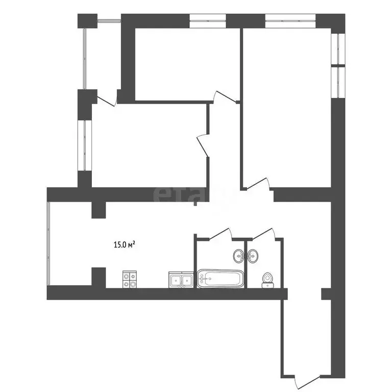 3-комнатная квартира: Самара, проспект Карла Маркса, 17 (73.7 м) - Фото 0