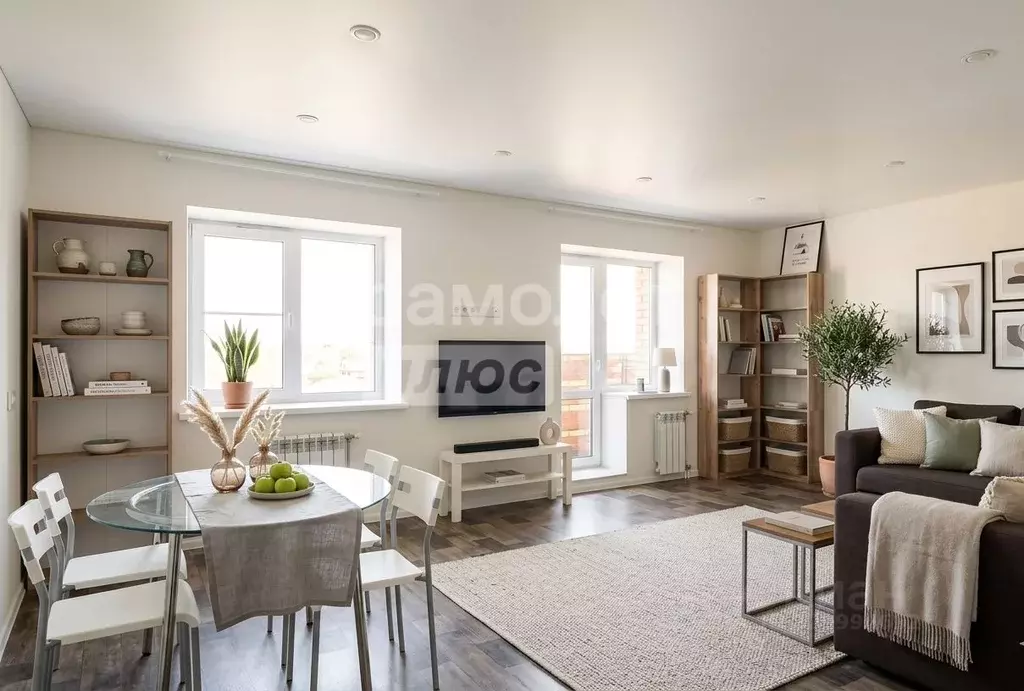 Студия Омская область, Омск пос. Биофабрика, 19к1 (40.0 м) - Фото 1