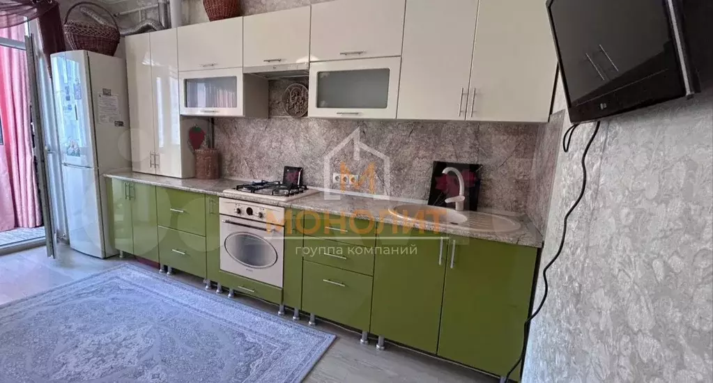 1-к. квартира, 42,8 м, 2/3 эт. - Фото 1