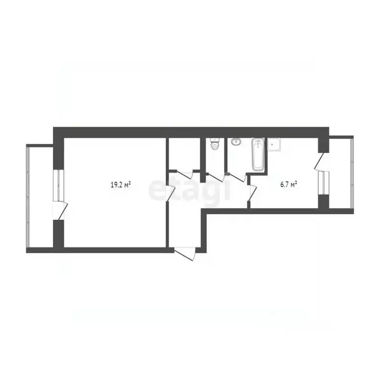 1-к кв. Красноярский край, Красноярск ул. 26 Бакинских Комиссаров, 30 ... - Фото 1