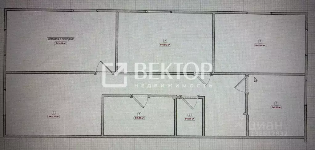 Комната Ивановская область, Иваново ул. Демидова, 6 (13.0 м) - Фото 2