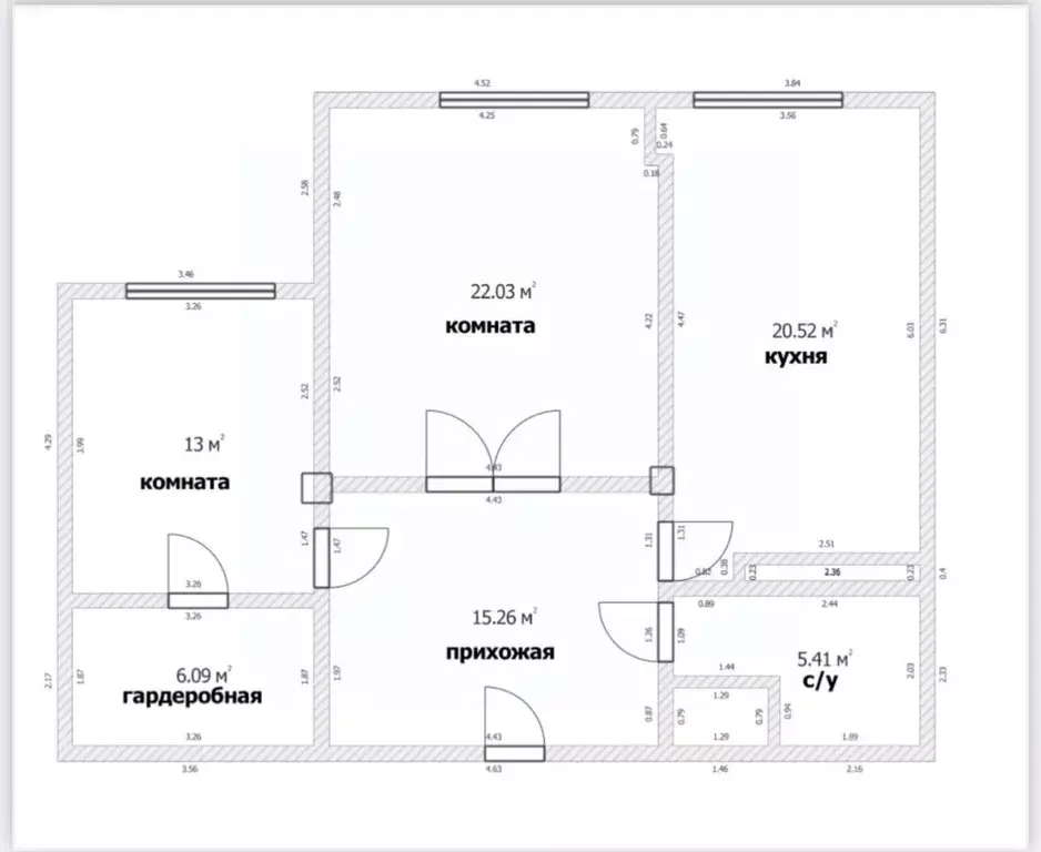 2-к кв. Кабардино-Балкария, Нальчик ул. Героя России Т.М. Тамазова ... - Фото 2