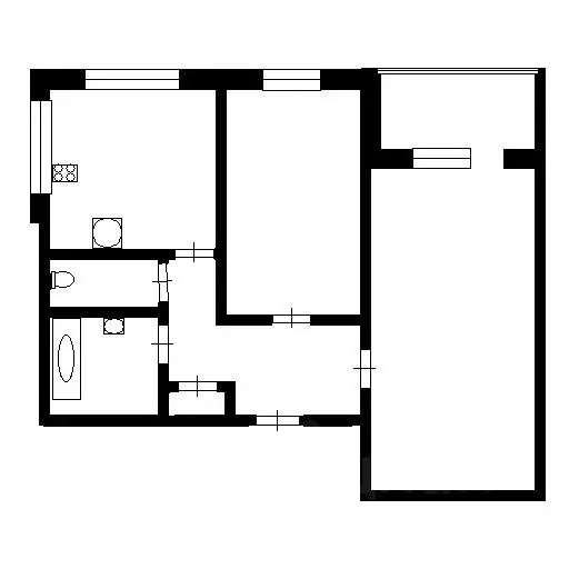 2-к кв. Иркутская область, Ангарск 15-й мкр, 11 (48.6 м) - Фото 2