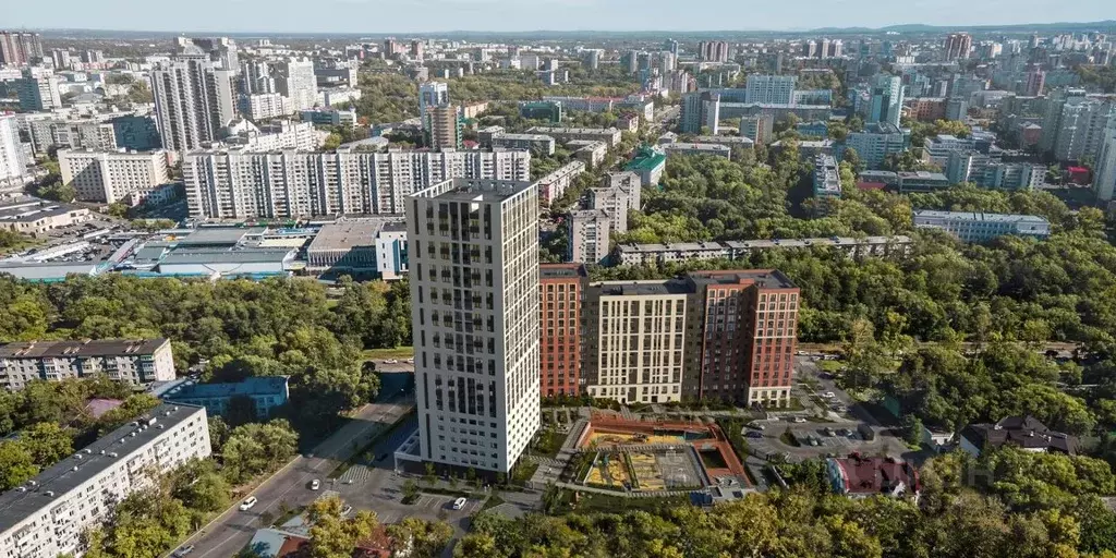 1-к кв. Хабаровский край, Хабаровск ул. Джамбула, 3 (45.3 м) - Фото 1