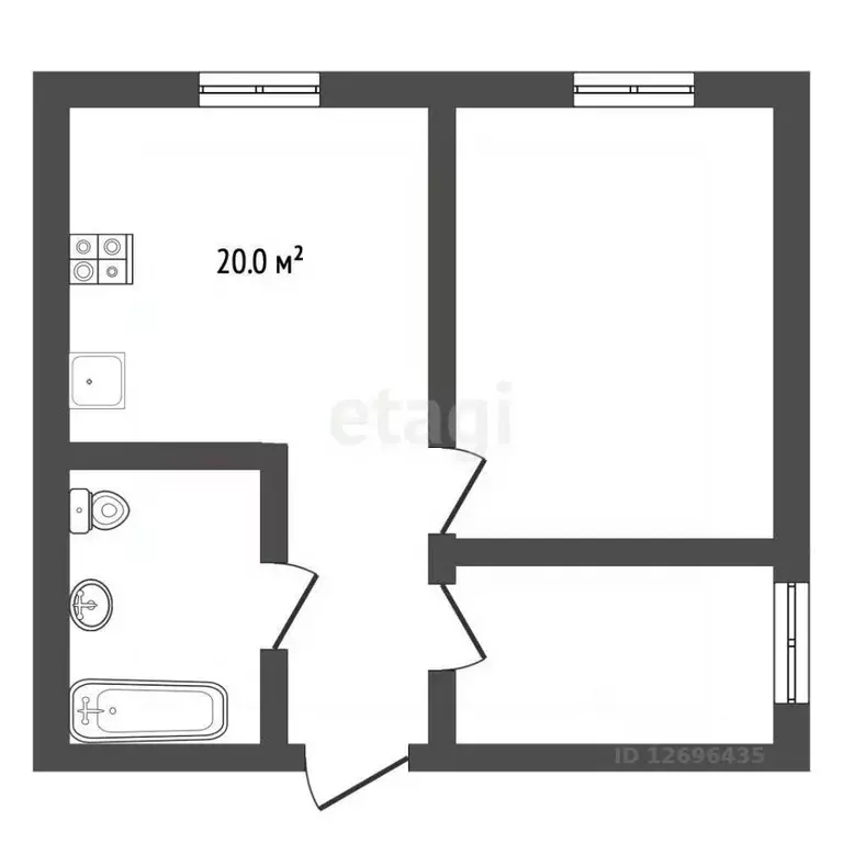 2-к кв. Москва ш. Энтузиастов, 86Ак2 (43.9 м) - Фото 2