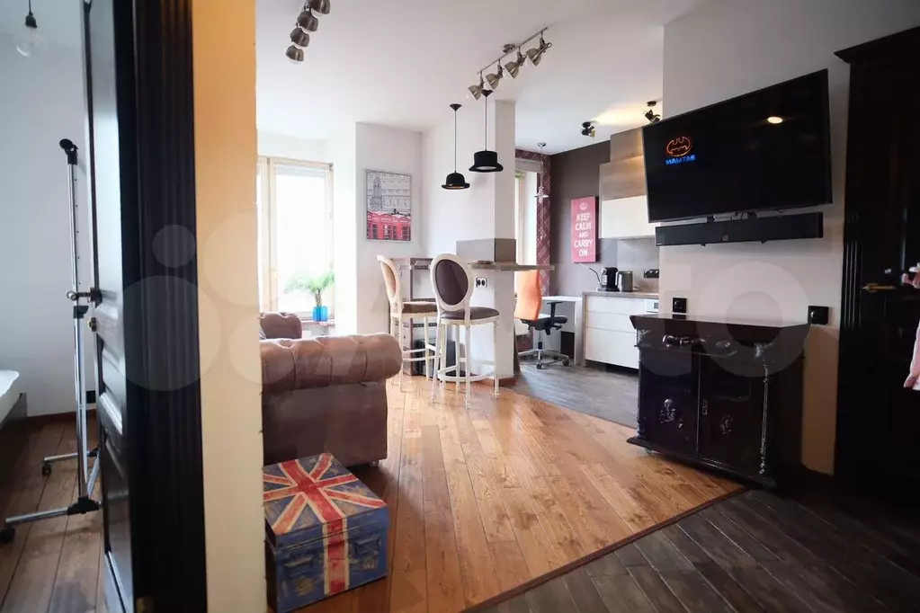1-к. квартира, 40 м, 7/15 эт. - Фото 1