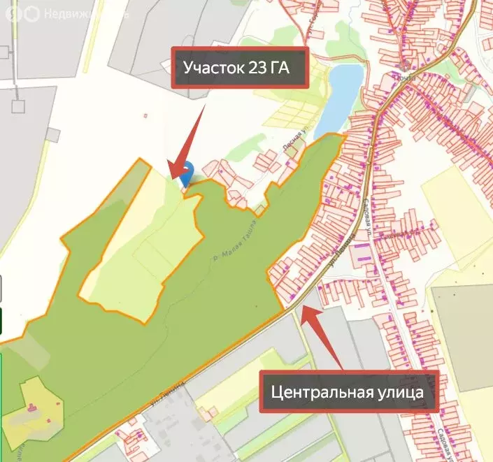 Участок в село Московское, Лесная улица, 20 (230 м) - Фото 2