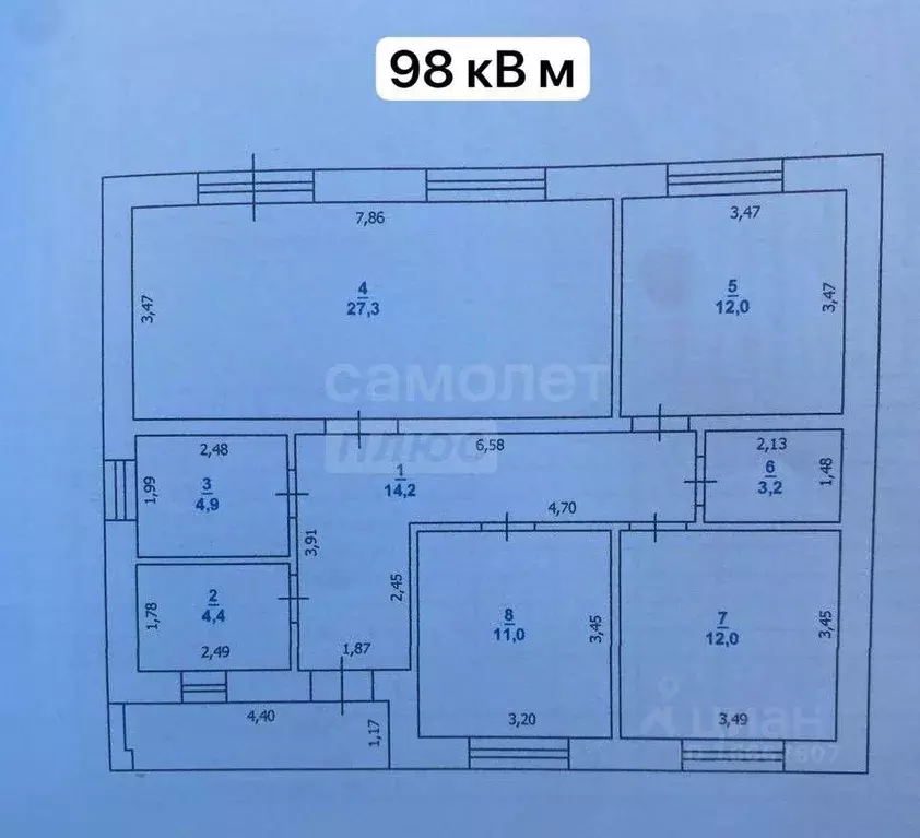 Дом в Оренбургская область, Оренбург городской округ, пос. ... - Фото 1