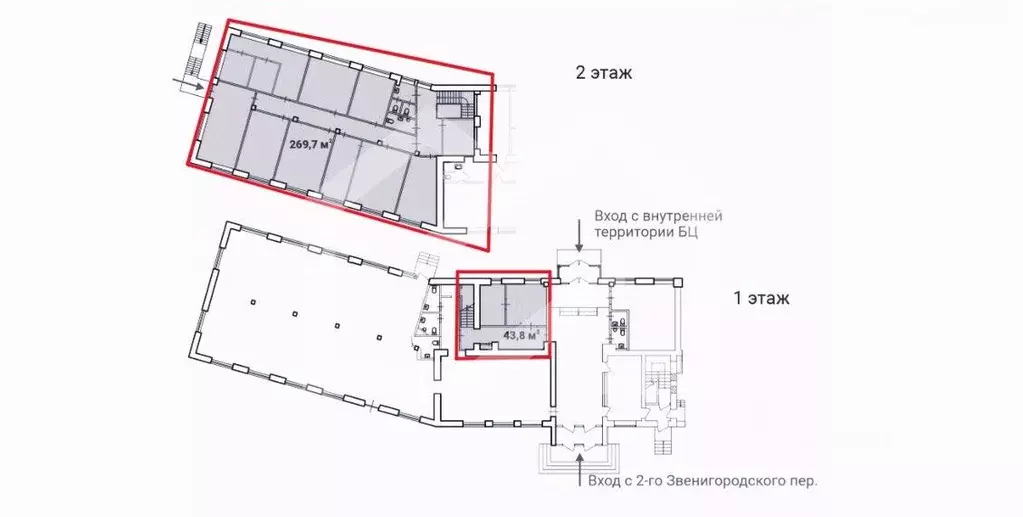 Торговая площадь в Москва Звенигородское ш., 18/20к1 (314 м) - Фото 1