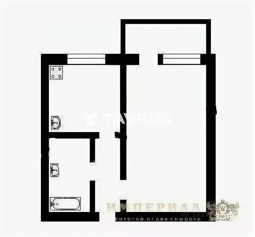 1-к кв. Крым, Симферополь ул. Бела Куна, 3 (33.3 м) - Фото 1