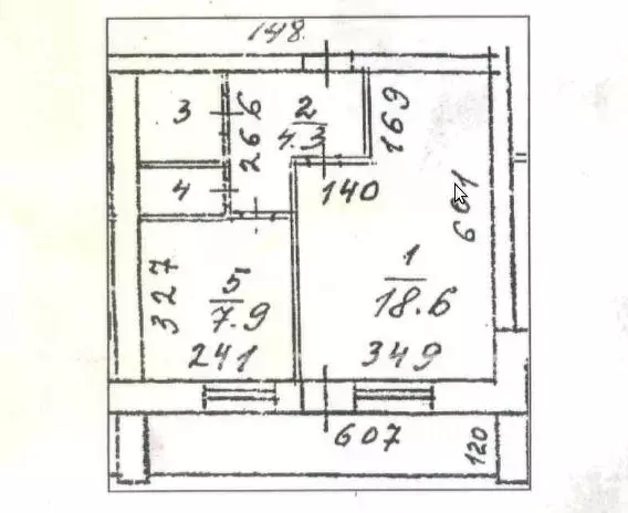 1-к кв. Курганская область, Курган ул. Гоголя, 151 (34.7 м) - Фото 2